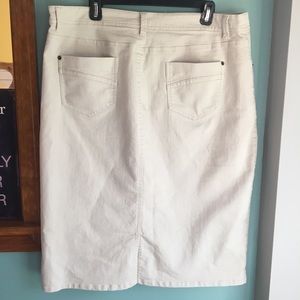 Christopher & Banks Khaki Skirt